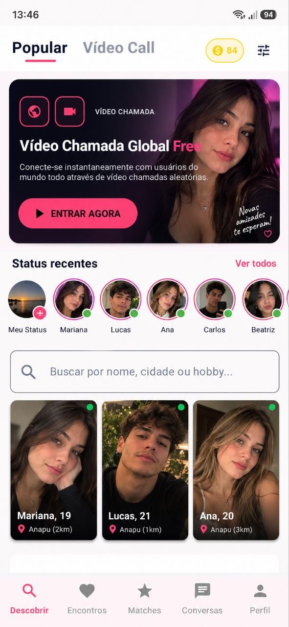 Status e momentos